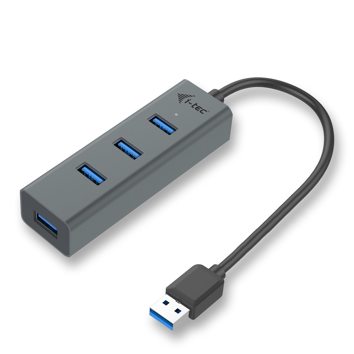 I-tec Metal USB 3.0 HUB con 4 porte senza adattatore di corrente