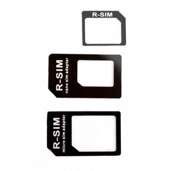 Adattatore scheda Nano Sim + Micro Sim 3 in 1