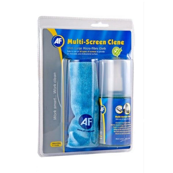 AF Spray e panno per la pulizia dello schermo