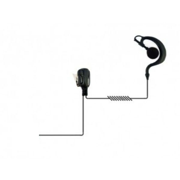 Auricolare gancio con connessione per Motorola Serie DP4xx/3xxx