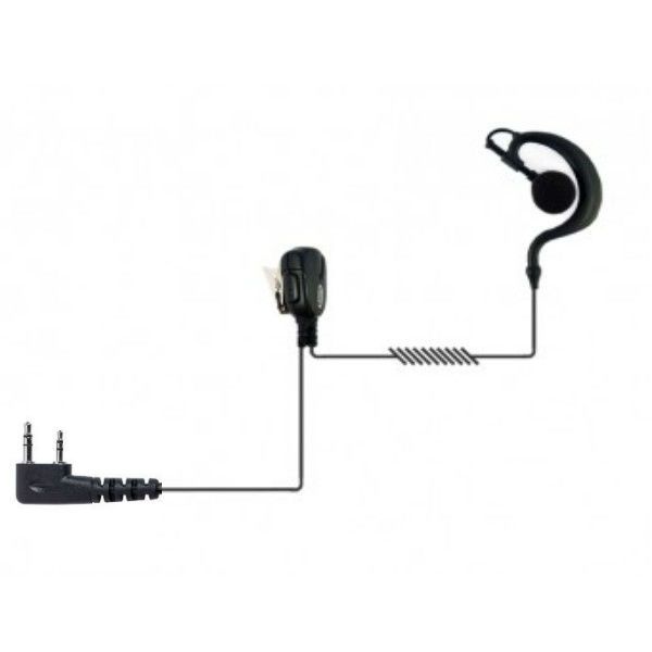 Auricolare con gancio connessione Kenwood (rinforzata)