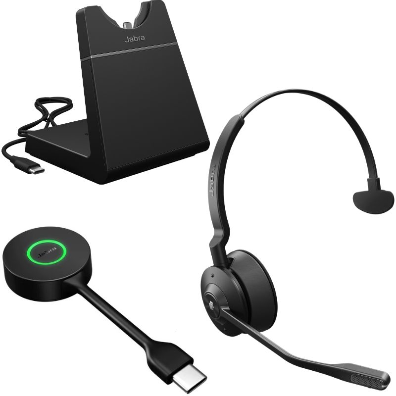 Jabra Engage 55 Mono MS USB-C con base