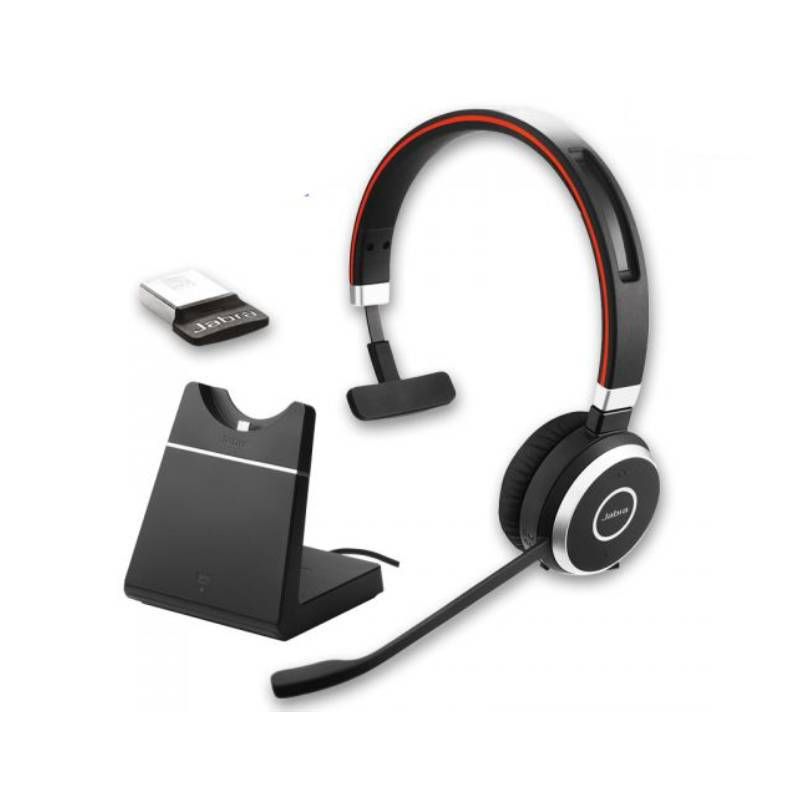 Jabra Evolve 65 UC Mono SE +  base di carica