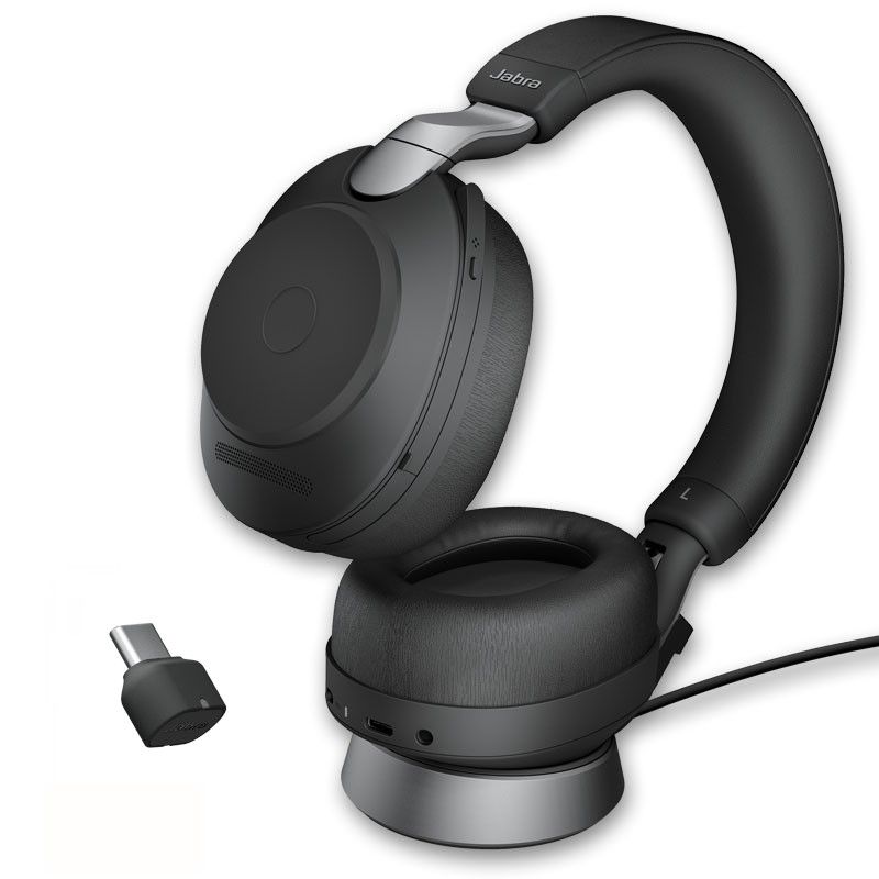 Jabra Evolve2 85 Stereo USB-C UC con supporto di ricarica 