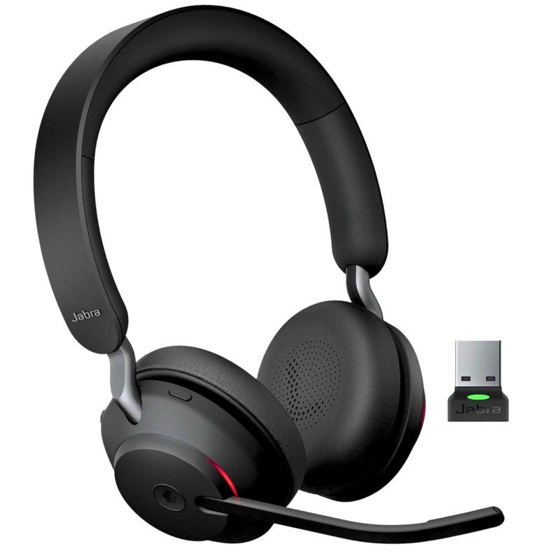 Jabra Evolve2 65 Stereo USB-A MS - Nero