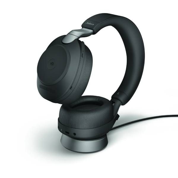 Jabra Evolve2 85 Stereo USB-A MS con supporto di ricarica