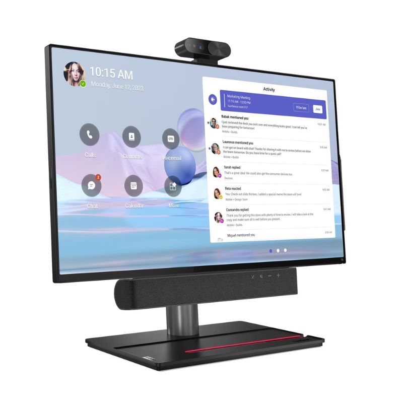 Lenovo ThinkSmart View Plus display touch 27 Teams