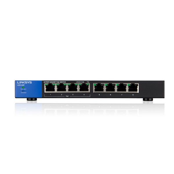 Linksys LGS108P 8 porte PoE