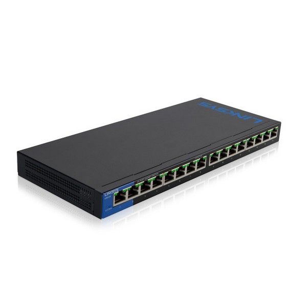 Switch Linksys LGS116P-EU con 16 porte PoE+