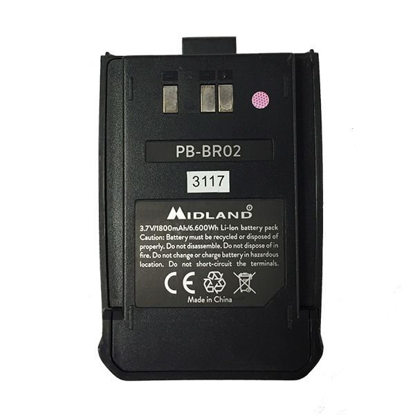 Batteria di ricambio per Walkie Talkie Midland BR02