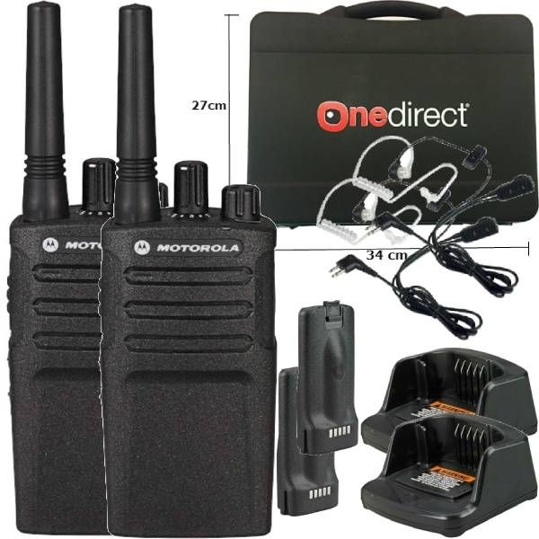 Pacchetto 2 Motorola XT420 + 2 Kit Bodyguard + 1 Valigetta