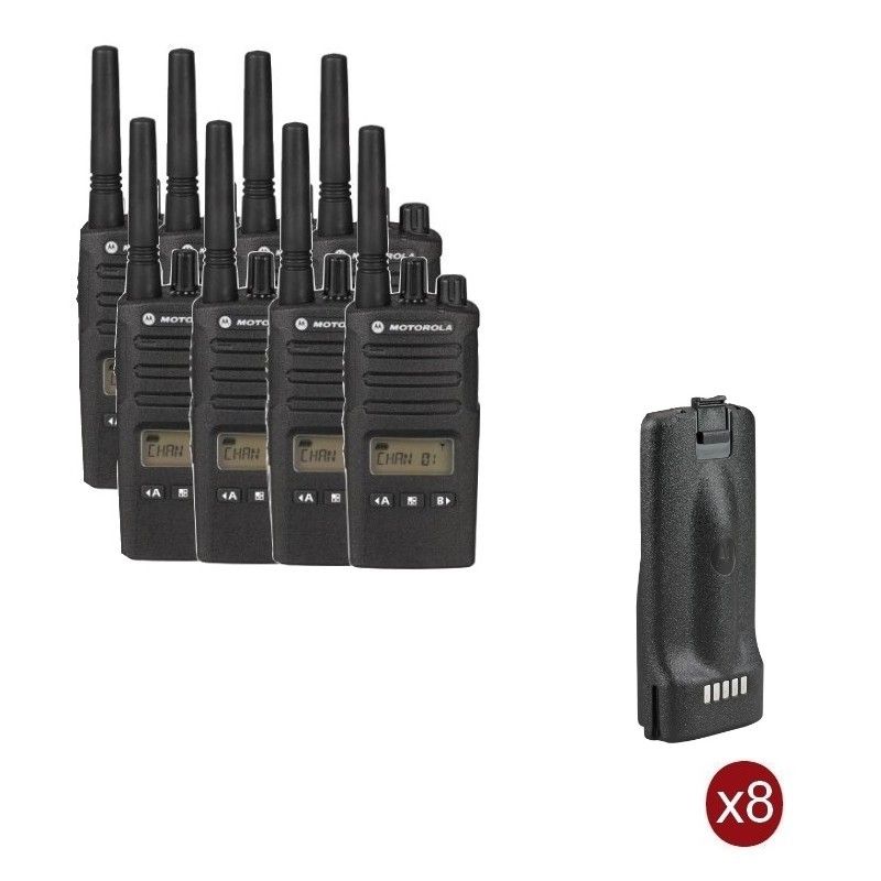Motorola XT460 Pack 8 + Batterie Ricaricabili