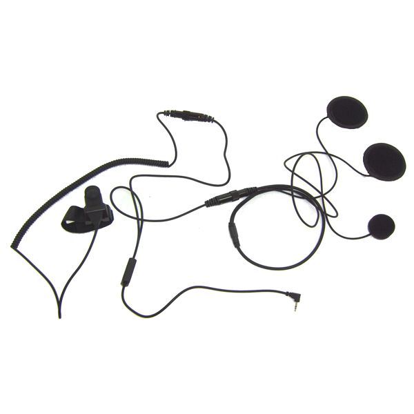 Micro-auricolare per casco chiuso compatibile con Motorola 1 pin
