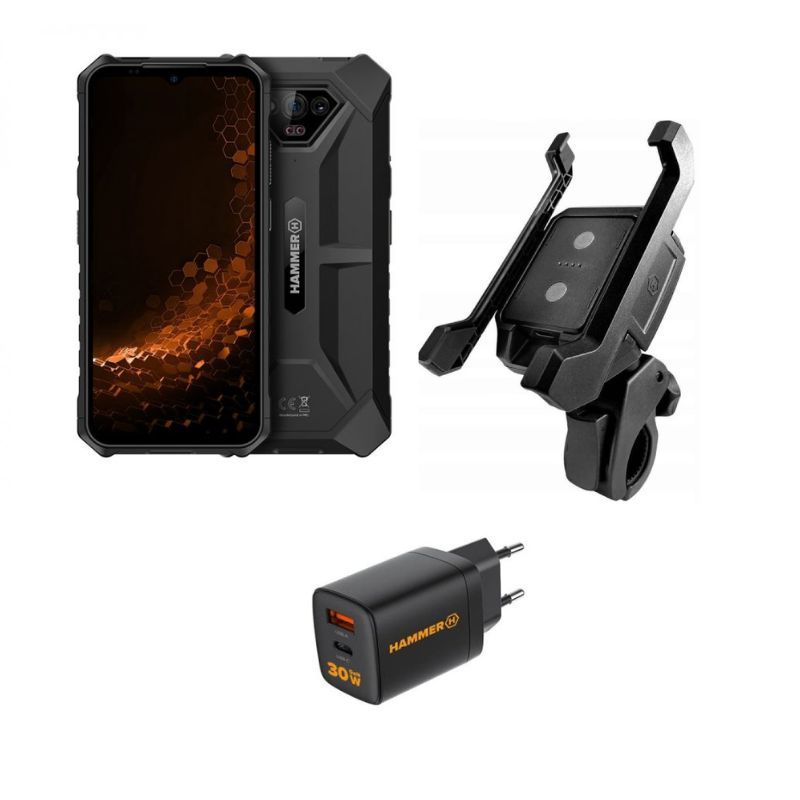 Hammer Iron V + Supporto per telefono + Caricabatterie veloce