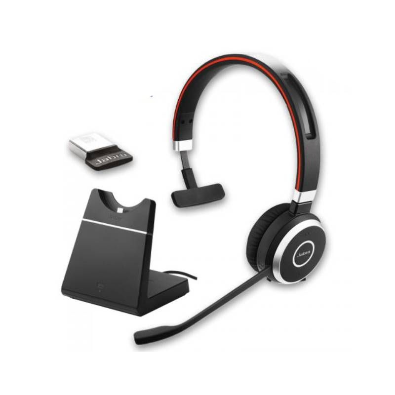 Jabra Evolve 65 MS Mono SE + Base di carica