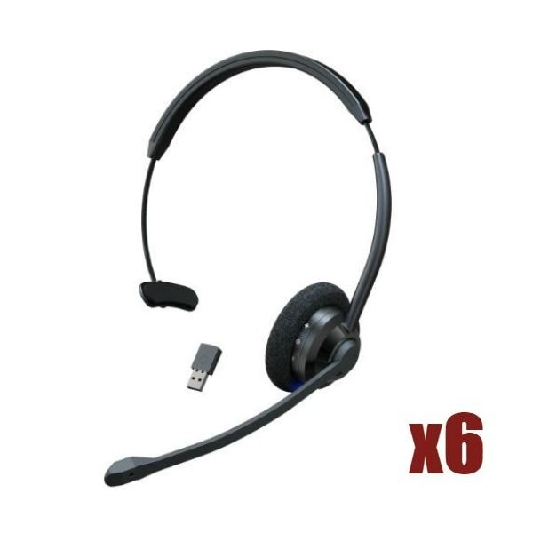 Pack x6: Cleyver HW60 UC Mono Bluetooth (5+1)