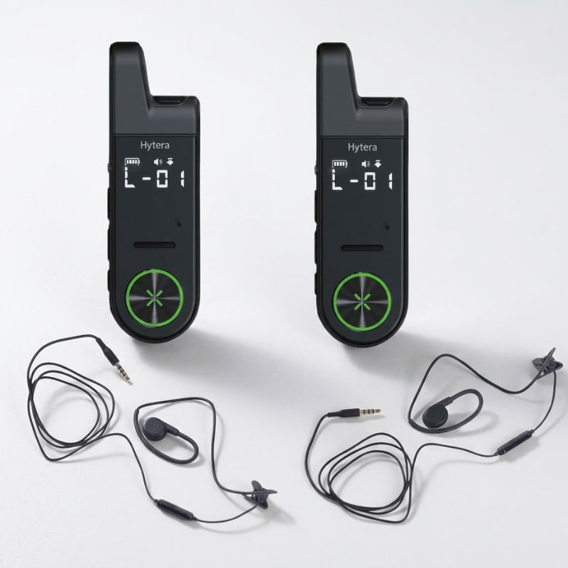 Pack 2 Hytera Mini S1 + 2 auricolari BM11