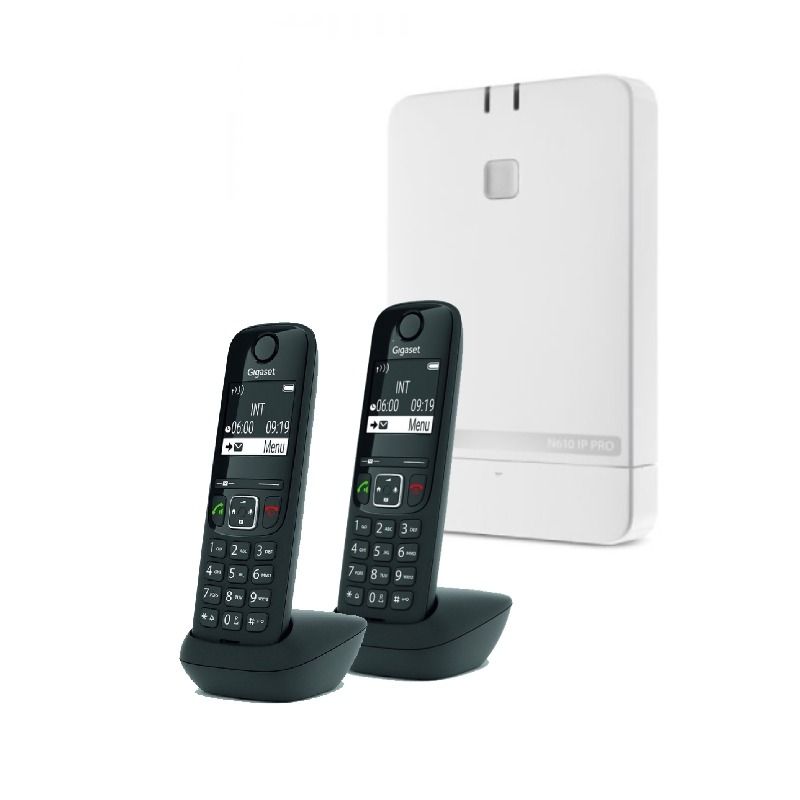 Pack Gigaset N610IP PRO + 2 Gigaset AS690HX Nero