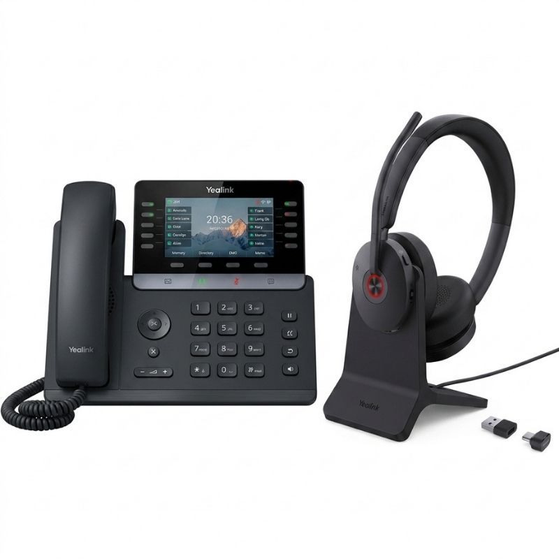 Pack Yealink T74LTE 4G + cuffia wireless Yealink BH74 UC