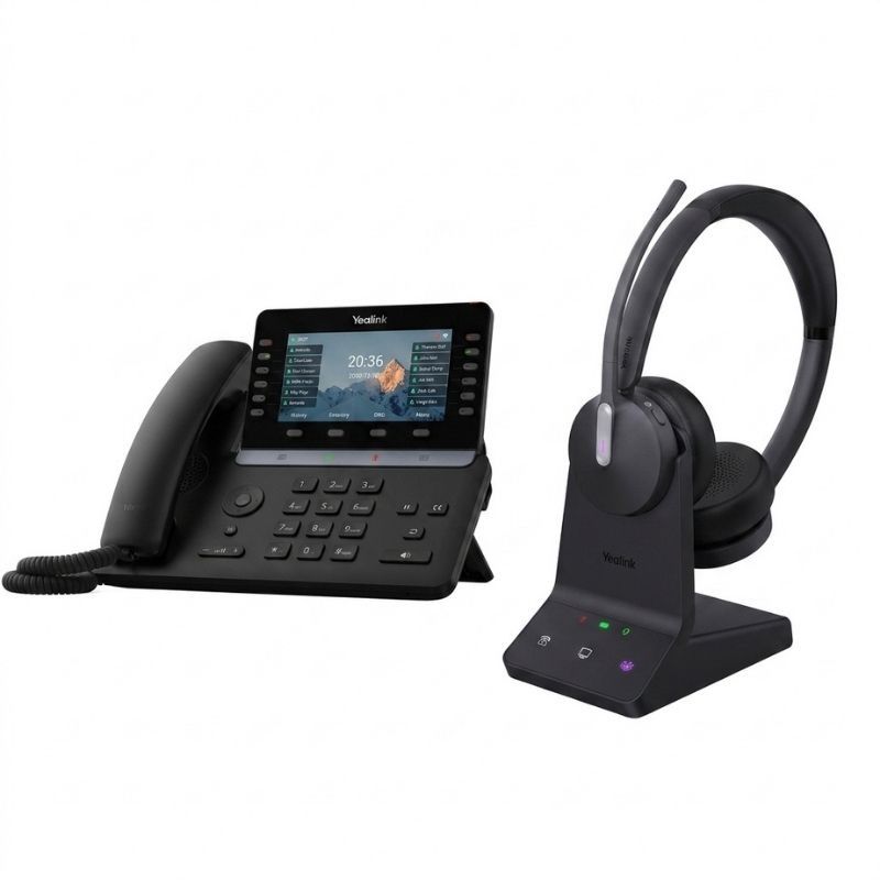 Pack Yealink T85W + cuffia wireless Yealink WH64 Duo