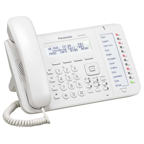 Telefono Fisso Panasonic KX-NT553NE Bianco