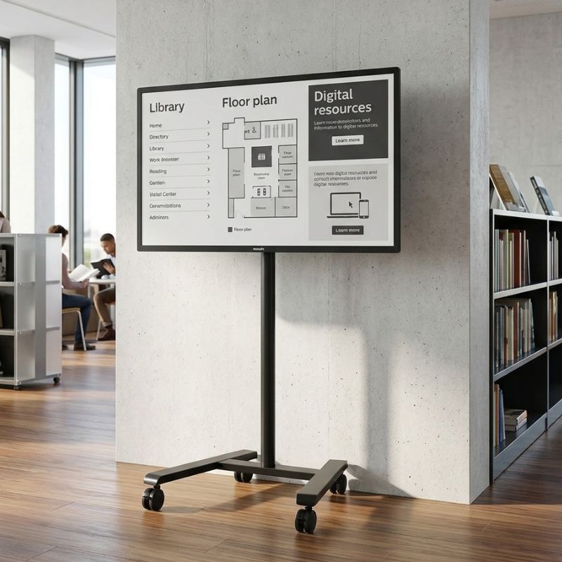 Pack Philips Tableaux 5150I ePaper 32" + Supporto da Pavimento Mobile B-Tech BT7504