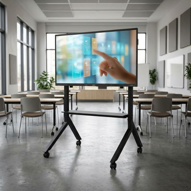 Pack Philips E-Line 65" Touch + Carrello Mobile B-Tech BT8545