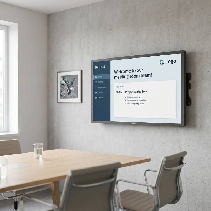 Kit display Philips Q-Line da 32 pollici + supporto a parete