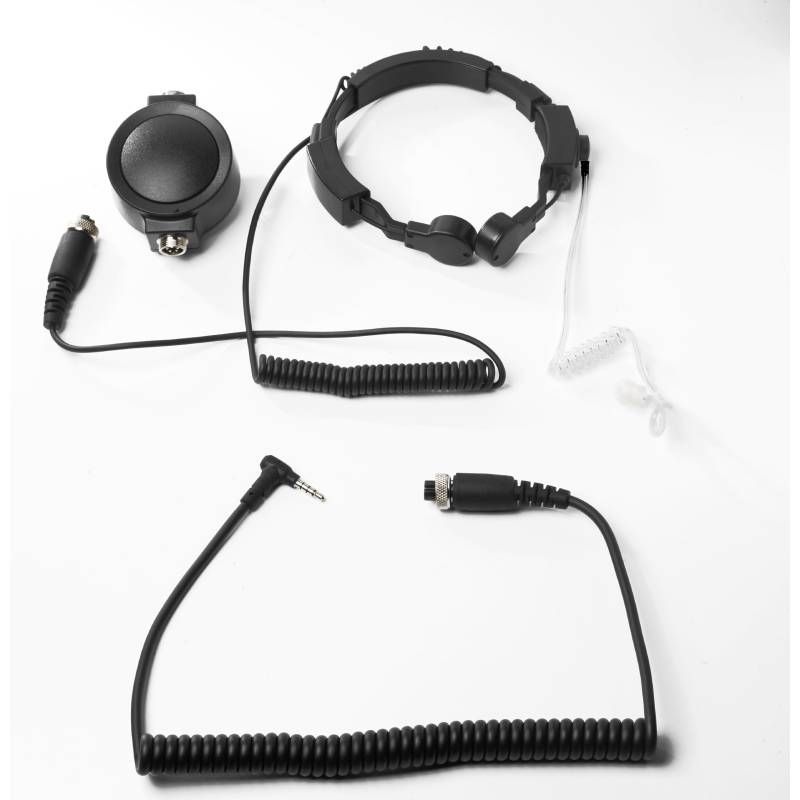 Micro-auricolare con laringofono versione Vertex