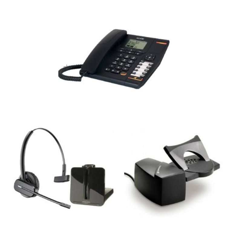 Alcatel Temporis 880 + cuffia Plantronics CS540 + sollevatore automatico