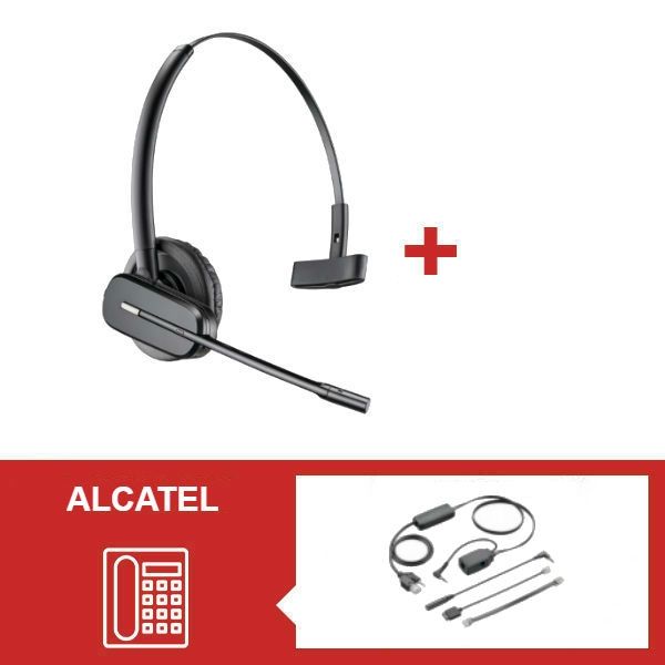 Pack Plantronics CS 540 per telefoni Alcatel Serie 8 e 9