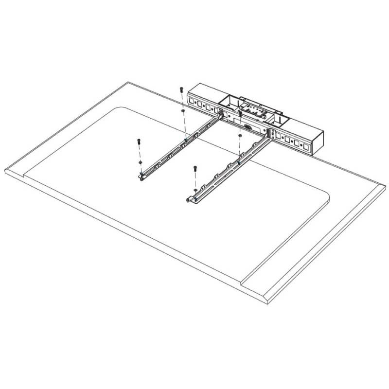 Supporto da parete Poly per monitor