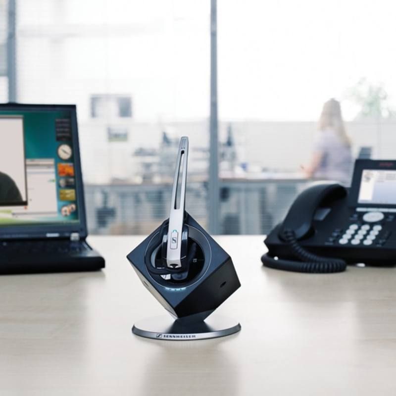 Pacchetto Sennheiser DW Office Lync + HSL10 leva di sblocco meccanico a distanza