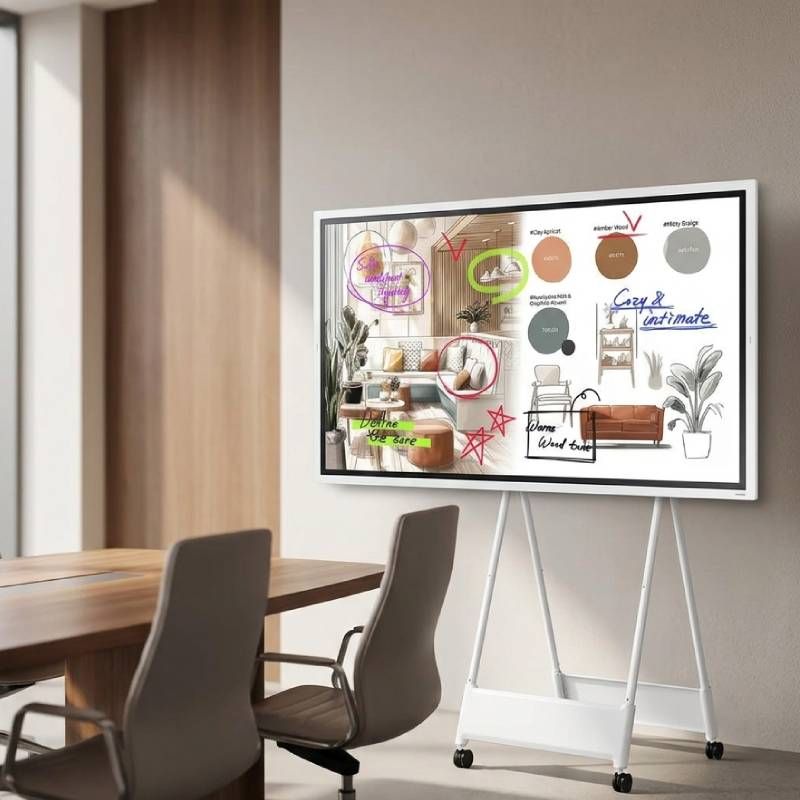 Pack Display Interattivo Samsung Flip Pro WMFX 55'' + Supporto con Ruote