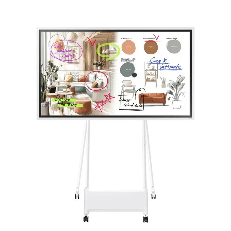 Pack Display Interattivo Samsung Flip Pro WMFX 55'' + Supporto con Ruote
