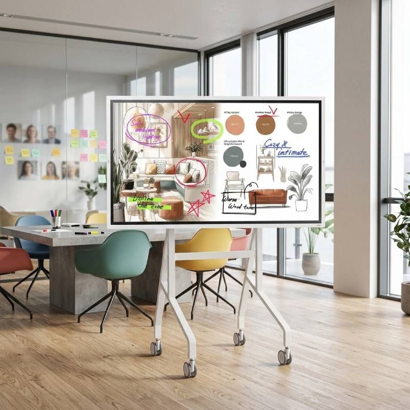 Pack Display Interattivo Samsung Flip Pro WMFX 65'' + Supporto Mobile Neomounts
