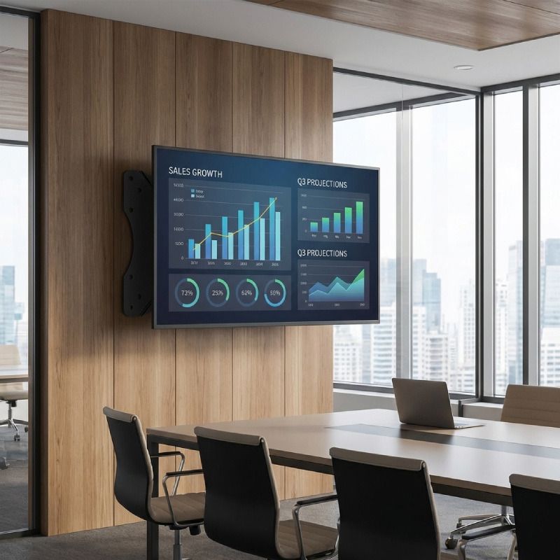 Pack schermo 4K Samsung QBC 55'' + supporto a parete Vision VFM-W2X2TV2