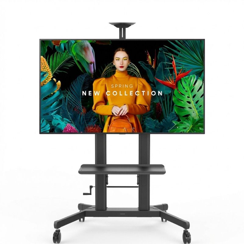 Pack schermo 4K Samsung QBC 75'' + supporto mobile Vision VFM-F26