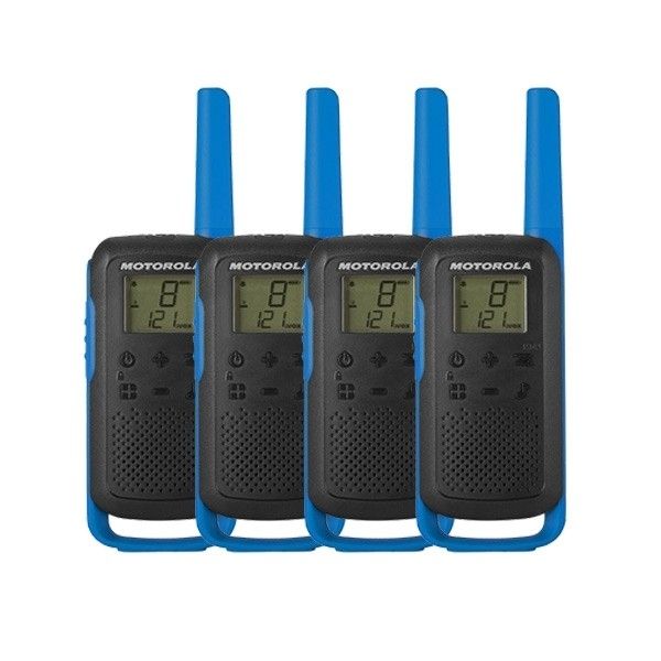 Pack quartetto Motorola Talkabout T62 (2x coppie) - Blu