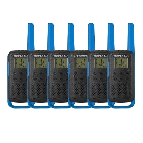 Pack sestetto Motorola Talkabout T62 (3x coppie) - Blu 
