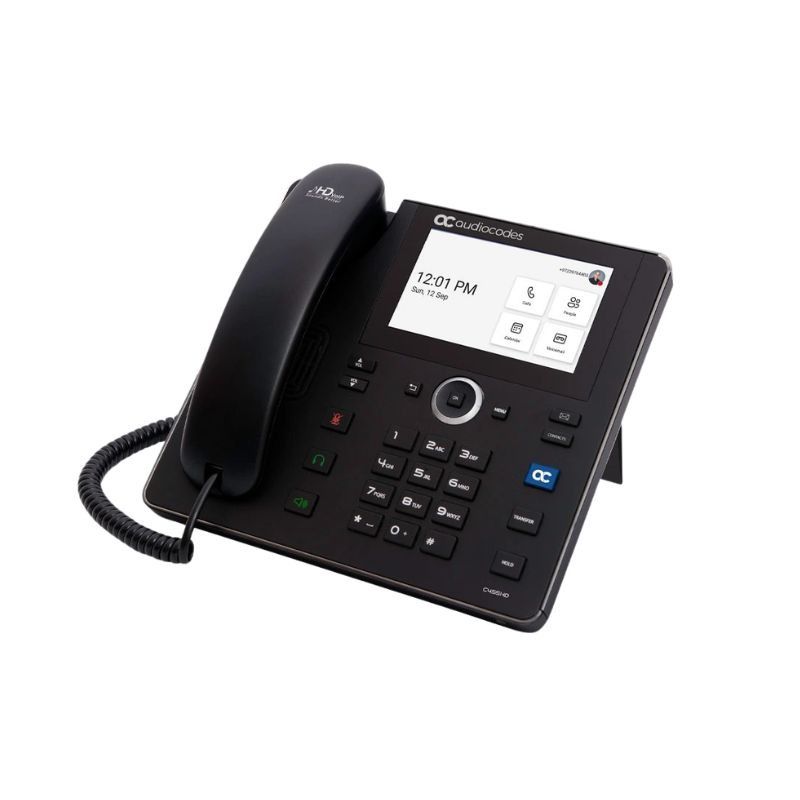 AudioCodes C455HD Telefono Teams con Display Touch da 5 Pollici