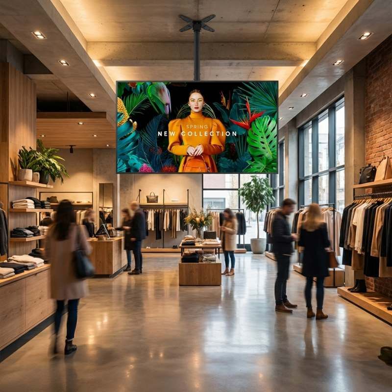 Pack Samsung QBC 55 Display 4K + Supporto Soffitto