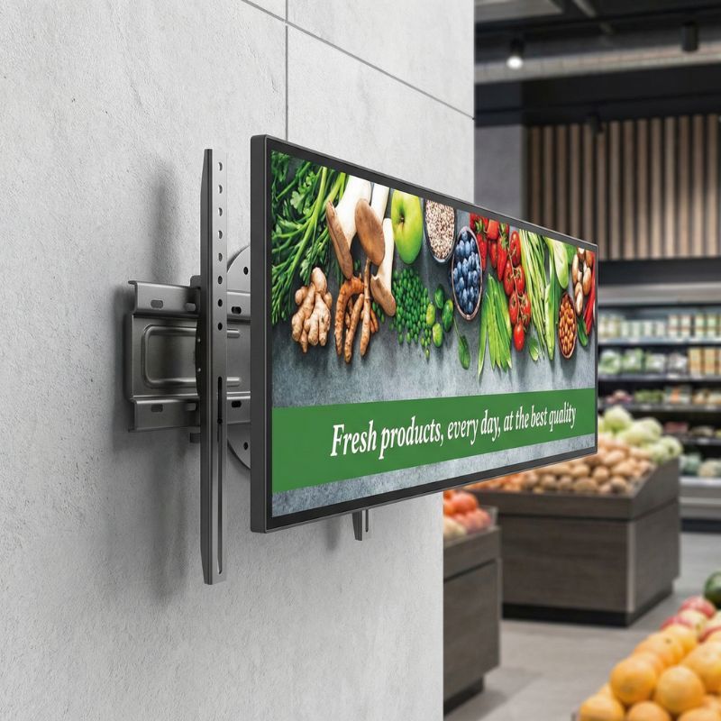 Pacchetto Samsung SHC-37 Display panoramico + Supporto da parete Neomounts LED-WR100BLACK