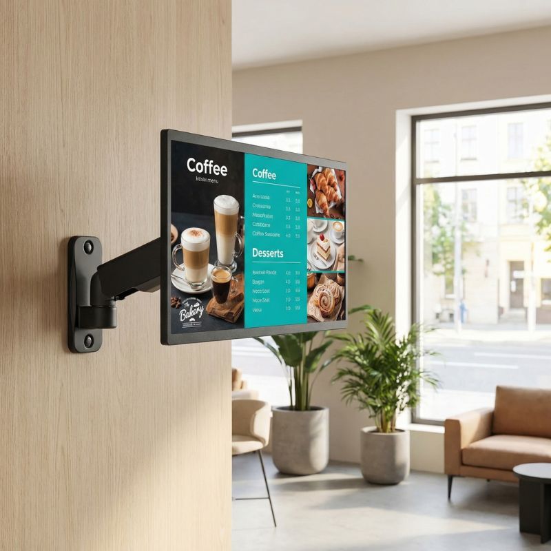 Pack Samsung QB24C + Supporto a muro Neomounts WL70-440BL11