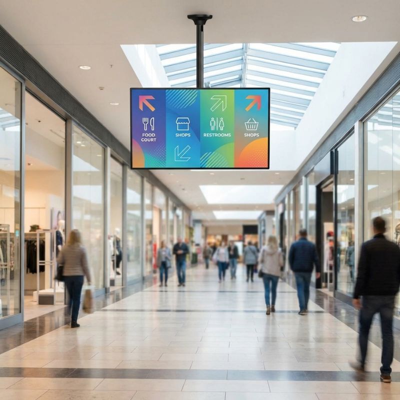 Pack iiyama ProLite LH6560UHS-B2AG 65" + Supporto da soffitto Neomounts FPMA-C340BLACK