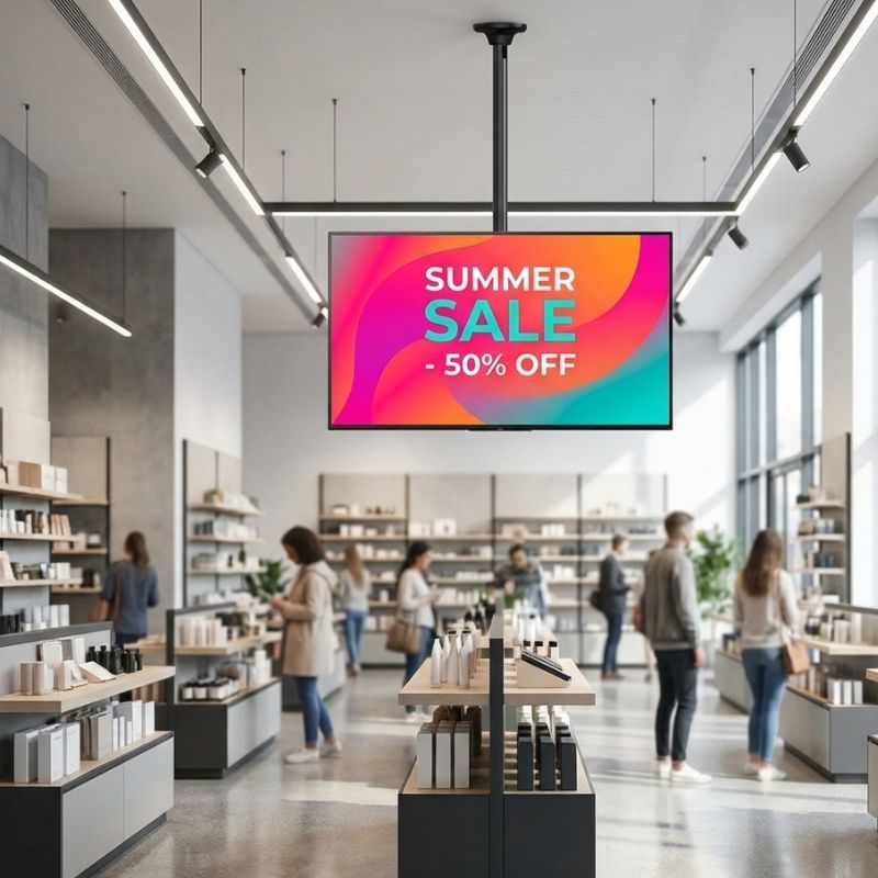 Pack Sony FW-55BZ40L 55" + Supporto da soffitto Neomounts FPMA-C340BLACK