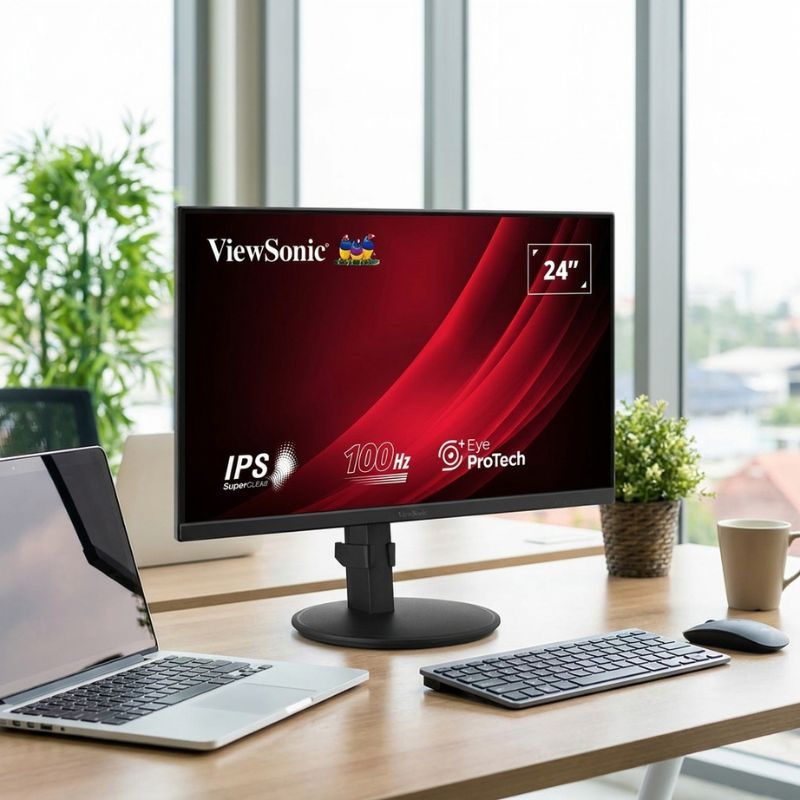 ViewSonic VG2408A Monitor IPS ergonomico da 24''