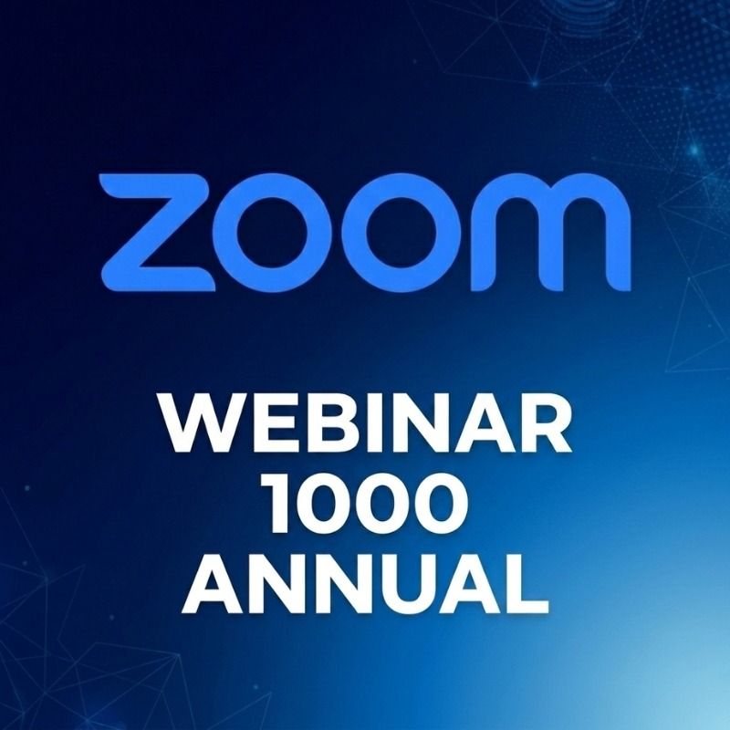 Licenza Annuale Zoom Webinar 1000