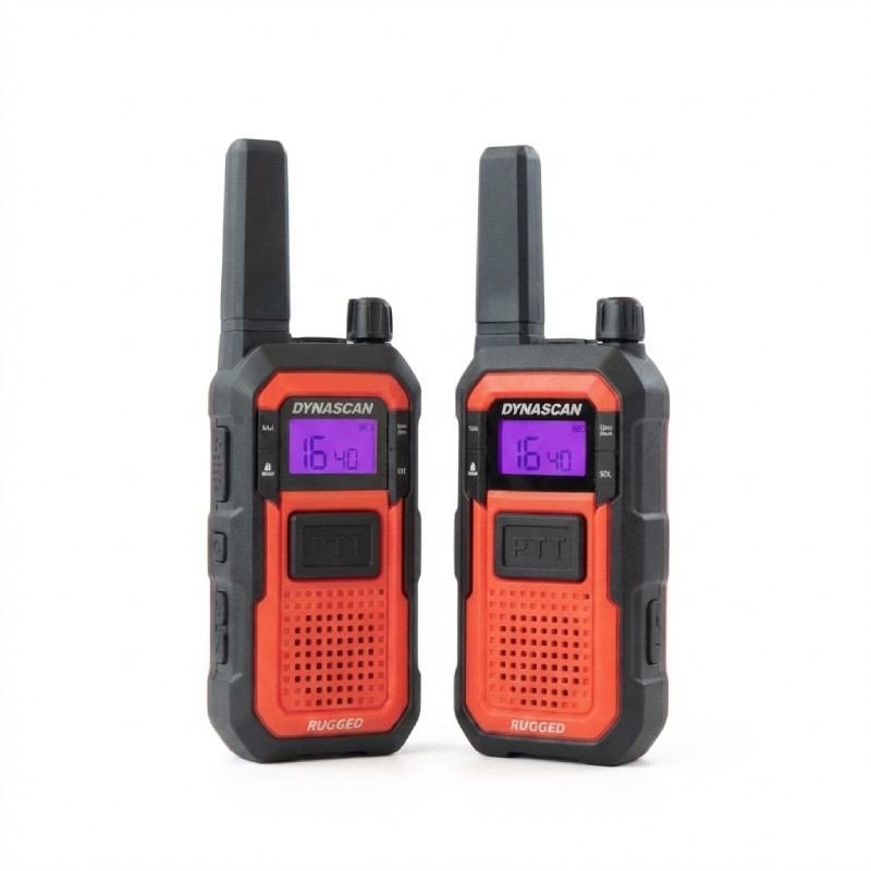 Pack 2 walkie talkie PMR446 Dynascan Rugged