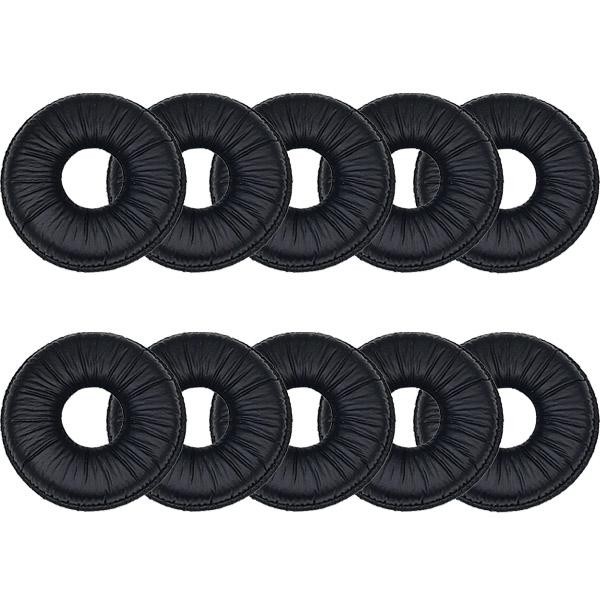 10 copriauricolari in similpelle diametro 5 cm